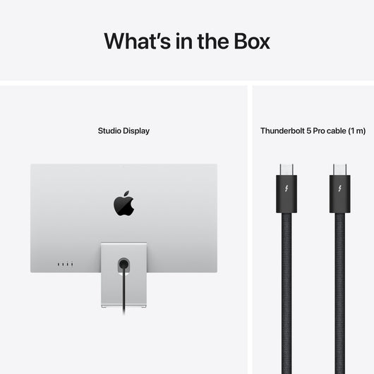 Apple Studio Display - Standard glass - Tilt- and height-adjustable stand - MFEW4LL/A - (2026)