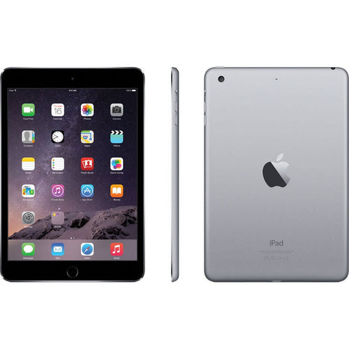 Restored Apple iPad mini 3 (2014) 7.9" Tablet, 16GB, Wi-Fi+Cellular, Space Gray (Refurbished)