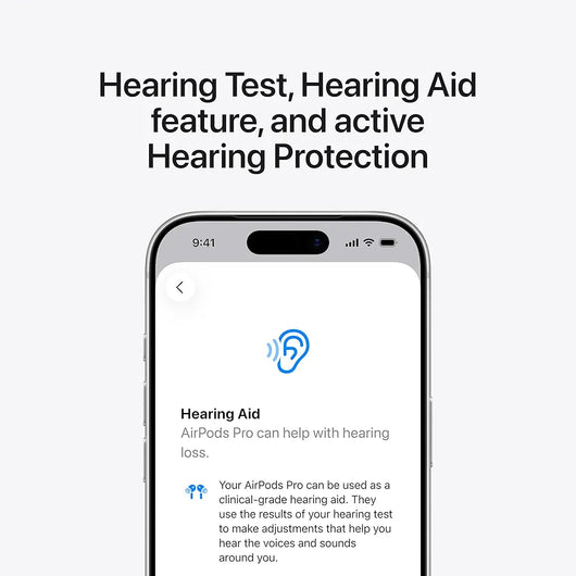 Apple AirPods Pro 3 Wireless Earbuds, Active Noise Cancellation, Live Translation, Heart Rate Sensing, Hearing Aid Feature, Bluetooth Headphones, Spatial Audio, High-Fidelity Sound, USB-C Charging