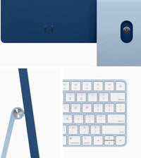 Apple 2021 iMac with Apple M1 Chip with 8-core CPU 24-inch, 8GB RAM, 256GB SSD Storage Blue 