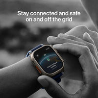 Apple Watch Ultra 3 [GPS + Cellular 49mm] Running & Multisport Smartwatch w/Rugged Titanium Case w/Black Ocean Band. Satellite Communications, Advanced Health & Fitness Tracking