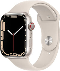 Restored Apple Watch Series 7 41MM Starlight - Aluminum Case - Starlight Sport Band (Refurbished)