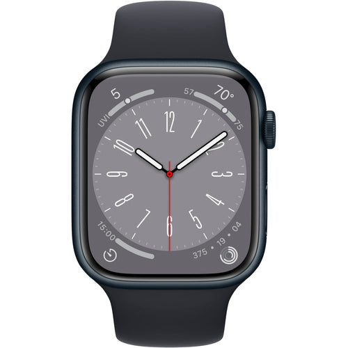 Restored Apple Watch Series 8 (GPS, 45mm) - Midnight Aluminum Case - Midnight Sport Band (Refurbished)