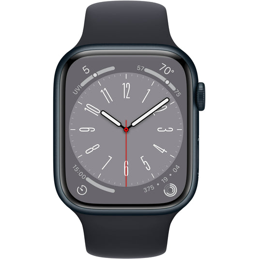 Restored Apple Watch Series 8 (GPS, 45mm) - Midnight Aluminum Case - Midnight Sport Band (Refurbished)