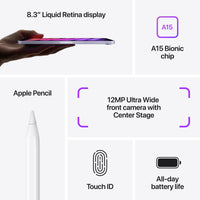2021 Apple iPad Mini Wi-Fi 64GB - Purple (6th Generation)