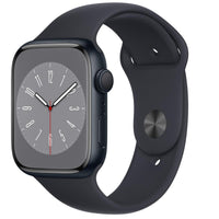Restored Apple Watch Series 8 (GPS, 45mm) - Midnight Aluminum Case - Midnight Sport Band (Refurbished)