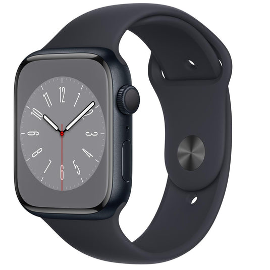 Restored Apple Watch Series 8 (GPS, 45mm) - Midnight Aluminum Case - Midnight Sport Band (Refurbished)
