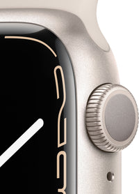 Restored Apple Watch Series 7 41MM Starlight - Aluminum Case - Starlight Sport Band (Refurbished)